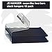 J.S. Hanger 2-Tier Open Ended Slack Pant Hangers with Non-slip Foam Coated, Black, 10-Pack