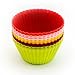 AreaJD Silicone Baking Cups Cupcaking Liners Reusable Muffin Molds sets 12 Piece (Round-Shaped)