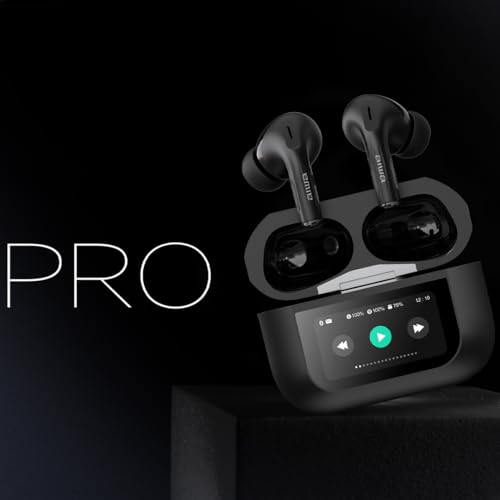 Aiwa Audífonos Bluetooth TWS con ANC, Negro