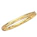 Children's 14k Real Yellow Gold Baby Kids Bangle Bracelet 5.5 Inches