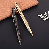 SMOOTHERPRO Solid Brass Bolt Action Pen Ballpoint with Stainless Clip view 4