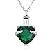 Lantern Low May Birthstone Green Urn Necklaces for Ashes Memorial Cremation Jewelry Keepsake Memorial Pendant
