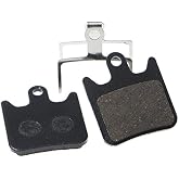 Resin Organic Semi-Metal Brake Pads for Hope Tech X2, Smooth Braking,Low Noise, Long Life, Kevlar, Copper