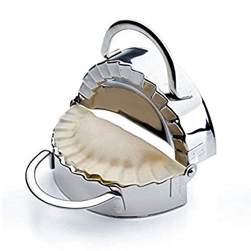 Evaliana Stainless Steel Dumpling Maker Dough Cutter Pie Mold Pastry Tool