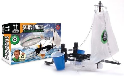 Uberstix Scavenger Recycling Series-PirateShip/Flying Saucer