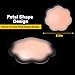 Nipple Covers Silicone Pasties Waterproof Excellent Permeability Prevent Embarrassing Outline Prevent Accidental Exposure Reusable Breast Petals(1 Round+1 Flower)