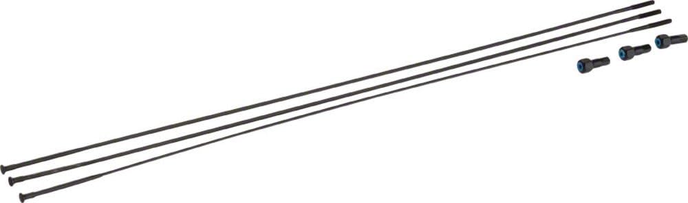 SRAM Spokes and Nipples Roam 50 29 inch Straight-Pull External Black 300 mm, 11.1918.027.005 - 3 Pieces