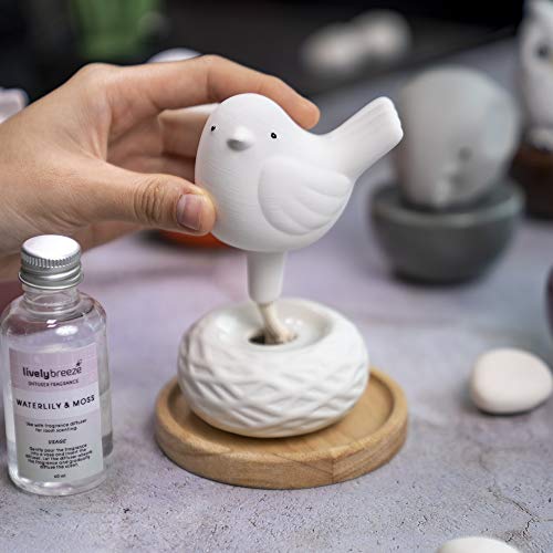 Lively Breeze Little Bird Nest, NonElectric Ceramic Diffusers for