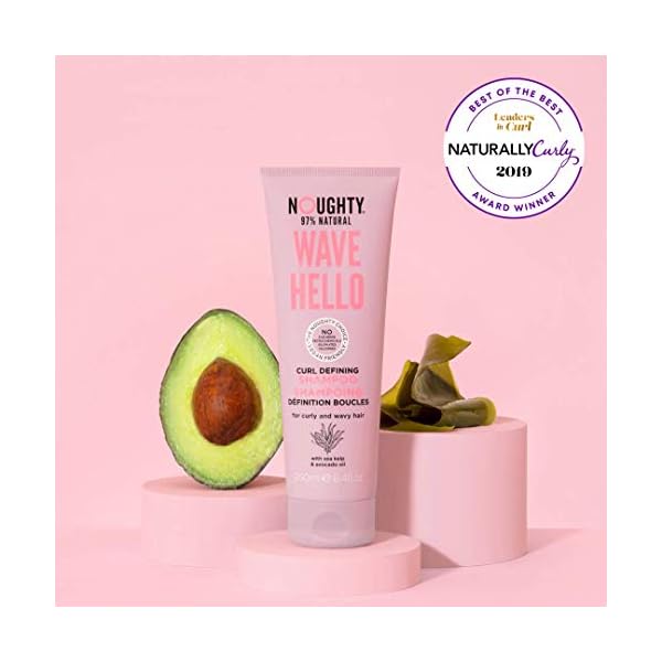 Noughty 97% Natural, Wave Hello Curl Defining Shampoo, Sulphate Free Vegan Haircare, Vitamin Rich Formula For Curly and…