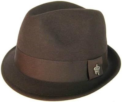 Christys Crown Basix Wool Felt Fedora Crease Top Hat