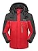 ZSHOW Men's Mountain Ski Jacket Waterproof Fleece Lined Outdoor Snow Coat