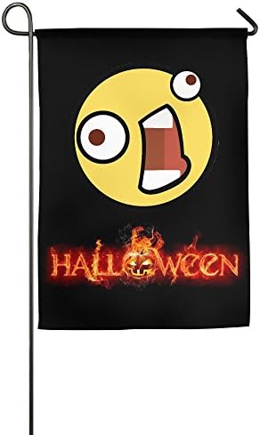 Funny Emoji Funny Printed Garden Flag For Halloween