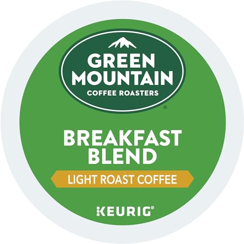 GREEN MOUNTAIN COFFEE ROASTERS BREAKFAST BLEND SINGLE-SERVE KEURIG K-CUP PODS, LIGHT ROAST COFFEE, 48 COUNT