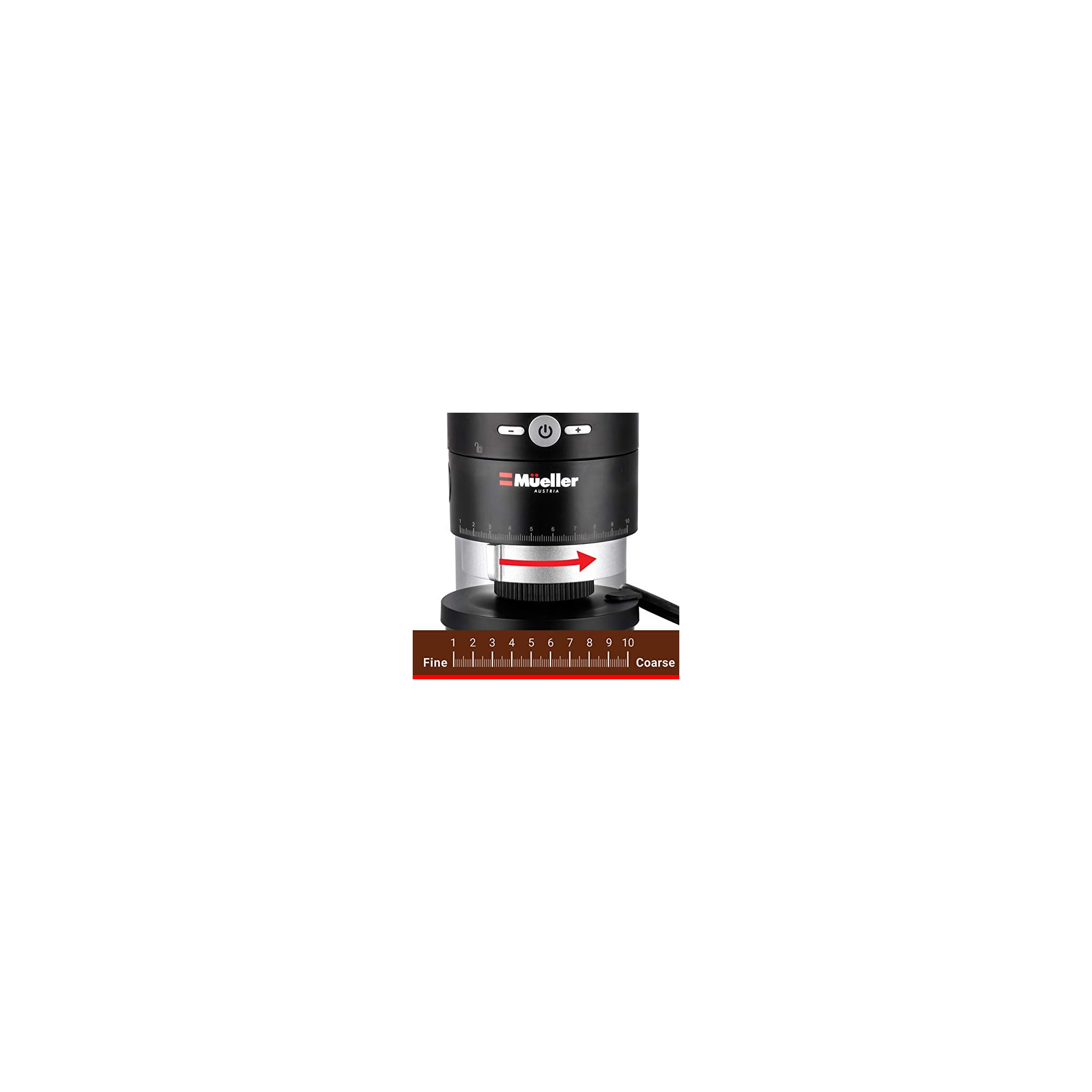 Mueller UltraGrind Conical Burr Grinder Professional Series