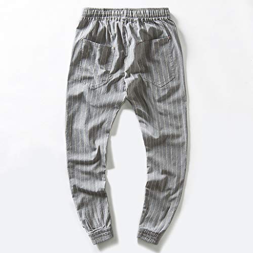 ZhixiaYS-Summer-Men-Casual-Harem-Pants-Linen-Stripe-Loose-Pants-Jogger-Pants-Fitness-Trousers