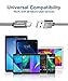 JSAUX Micro USB Cable Android,3-Pack(1ft+3.3ft+6.6ft)Micro USB to USB A High Speed Sync Charger Nylon Braided Cord compatible Samsung galaxy S6 S7 Edge Note 5,Kindle,LG,Xbox,PS4,Camera and More(Grey)