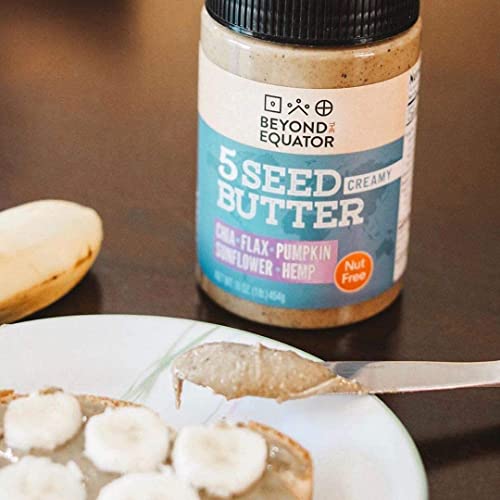 Beyond the Equator 5 Seed Butter [Creamy]. 5 Seeds Sunflower, Chia