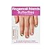 Fingernail Friends Colorful Nail Stickers Nail Art for Children, Butterflies & Farm Animals (50 Stickers)