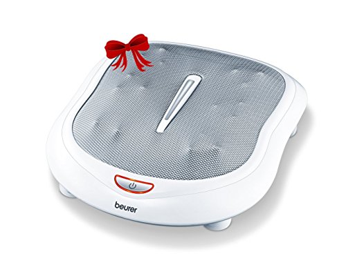 Beurer Shiatsu Foot Massager With 18 Rotating Massage Nodules, 2 Speed Settings and Built in Heat Function