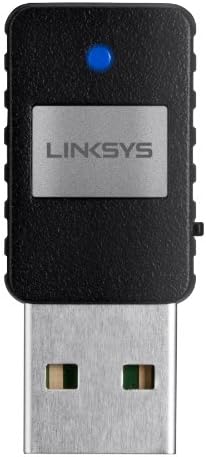 Linksys Wireless Mini USB Adapter AC 580 Dual Band (AE6000)- (Certified Refurbished)
