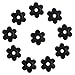 KUUQA 20 Pack Garden Flag Rubber Stoppers and Plastic Clips, Accessories for Garden Flag Poles Stand