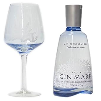 Gin Mare + Glas 700ml 42,7% Vol.