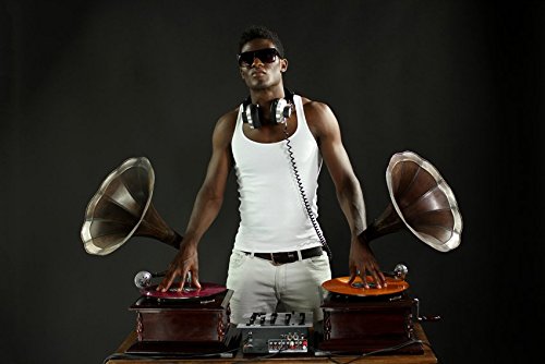 makeuseof hop-pop DJ Mike Poster Art Wall Pictures for Living Room Canvas Fabric Cloth Print