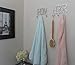Bliss & Dane His and Hers Towel Hooks for Bathrooms | Set of 2 HIM and HER | Towel Racks for Bathroom |6 Robe Hooks | Bathroom Organizer | Wall Mounted | Bathroom Towel Rack | His and Hers Gifts