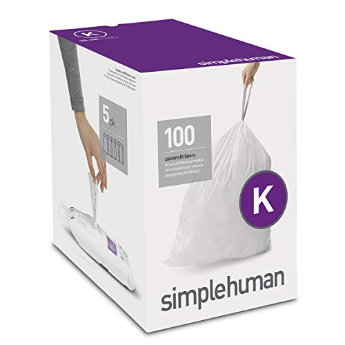 simplehuman Code K Custom Fit Drawstring Trash Bags in Dispenser Packs