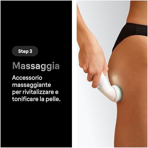 Silk-Épil 9 Epilatore Elettrico Donna, Accessori, 9-381 Argento