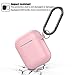 AirPods Case,KHTONE 12 in 1 Silicone AirPods Accessories Set Protective Cover, Compatible with Apple AirPods Charging Case,Watch Band Airpods Holder/Ear Hooks/Keychain//Carrying Box