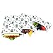 Langsprit Premium Reusable Sandwich & Snack Bags- Eco Friendly Lunch Bags- Set of 3 - (Cat)