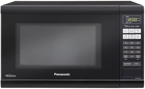 Panasonic NN-SN651B Countertop Microwave Oven with Inverter Technology, 1.2 Cu. Ft, 1200W, Black