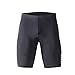 Beroy MEN'S BIKE SHORTS with 3D gel,3D Padded Cycling Shorts for men,Dark Black,Large