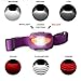 LED Headlamp Flashlight with Red Led Light - Head Lamps for Adults - Brightest Headlight Lamp Camping Hiking Running Fishing Hunting - Waterproof Headlamps - Best Work Head Lamp with Free Batteries