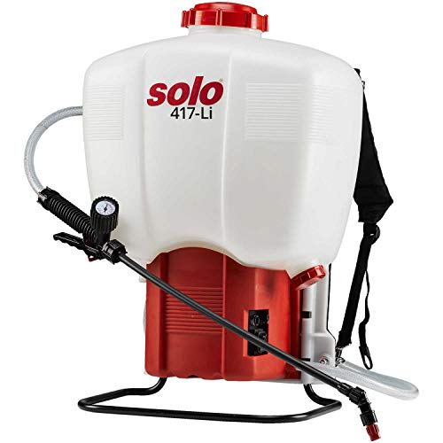 Solo 417-18L 4.5-Gallon Battery Powered Backpack Sprayer, Extended Spraying Range