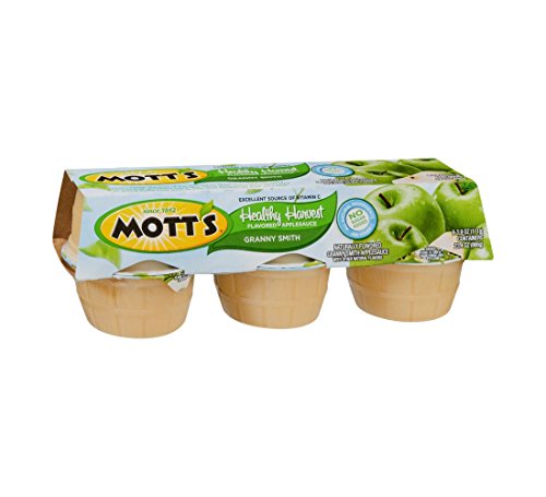 MOTT’S HEALTHY HARVEST GRANNY SMITH APPLE SAUCE 6 – 4 OZ CUPS