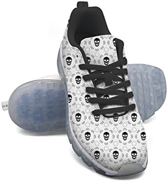 Winging Graphic Skull Print Womens Stylish Breathable Air Cushion Max Running Sports Sneakers Shoes