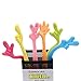 Super Funny Free Bending Hand Sign Ballpoint Pen/Student Gift Pen, 12pcs/lot