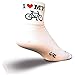 SockGuy, F Bomb, Crew Sock, Sporty and Stylish, 3 Inches - Large/X Large