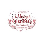 Iusun We Wish You Merry Christmas Happy Year Wall