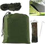 Keyohome 3m x 3m Camping Hammock Rain Fly Tarp Waterproof Shelter view 3