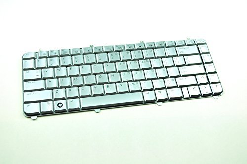 HP Pavilion DV5-1000 Genuine Laptop Keyboard Silver 488590-001 QT6A