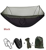 M-Mansnt Automatic Unfolding Ultralight Parachute Hammock Hunting Mosquito Net Double Lifting Outdoor Furniture Hammock