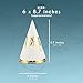 Party Hats - 12-Pack Cone Hats for Kids Birthday Party, Celebration Event - Party Accessories, Decorative Party Supplies, Gold Scalloped Trim, 6 x 8.7 x 6.2 Inches, Gold and White