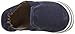 Robeez Kids' Liam Crosshatch Crib Shoe, Leather Liam Basic-Indigo, 12-18 Months M US Infant