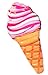 Intex Ice Cream Cone Pool Inflatable Float 69 x 32