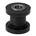 HIAORS Black 10mm Chain Roller Pulley Tensioner Wheel Guide Per for Motorcycle Mini Bike Atv 125cc 140cc 160cc SSR XR125 CRF50 KLX110 Pitster Pit Dirt Bike Parts