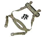 FMA 4 Points Tactical Helmet Chin Strap with Bolts and Screws for MICH ACH Helmet