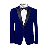 Cloudstyle Mens 2-piece Suit Peaked Lapel One Button Tuxedo Slim Fit Dinner Jacket & Pants